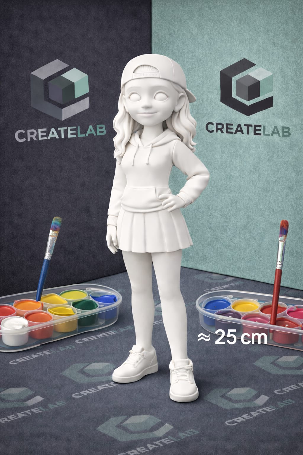 Custom 3D Figurine - DIY Painting Kit